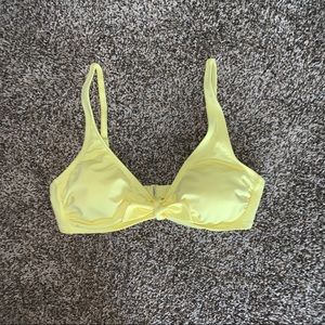 Yellow Bikini Top